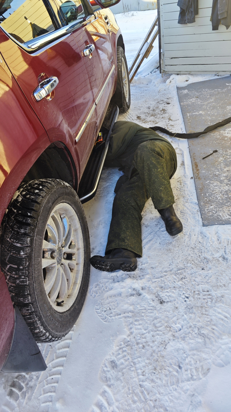 Лазерная очистка VIN номера на раме — Cadillac Escalade (3G), 6,2 л ...