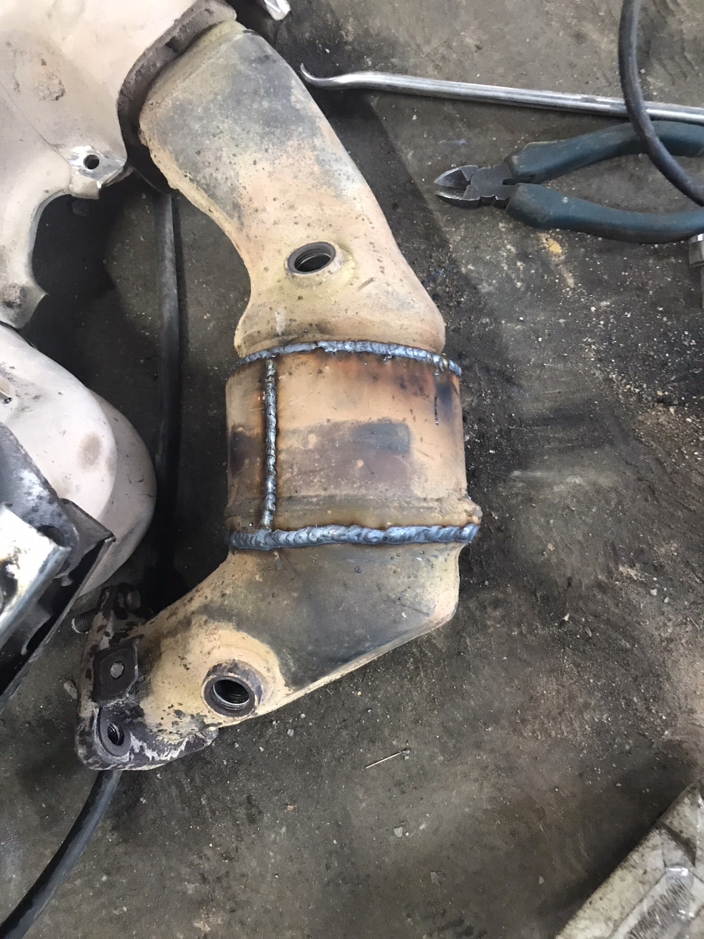 Удаление катализатора — Subaru Forester (SH), 2,5 л, 2008 года ...