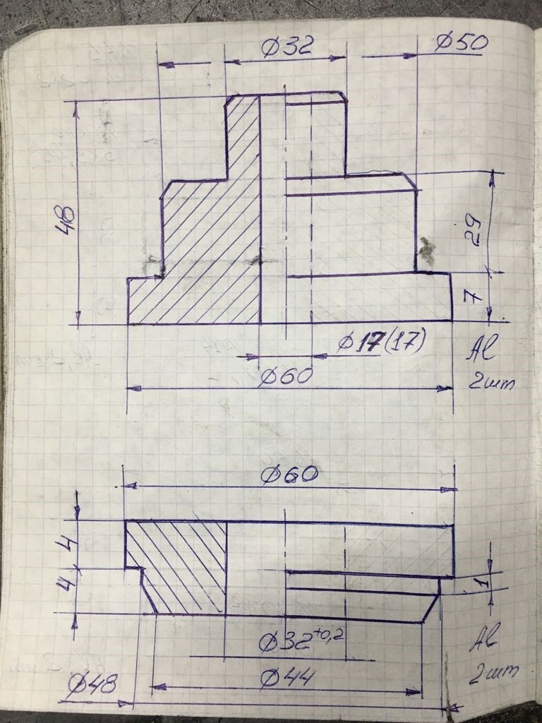 Капролон обозначение на чертеже