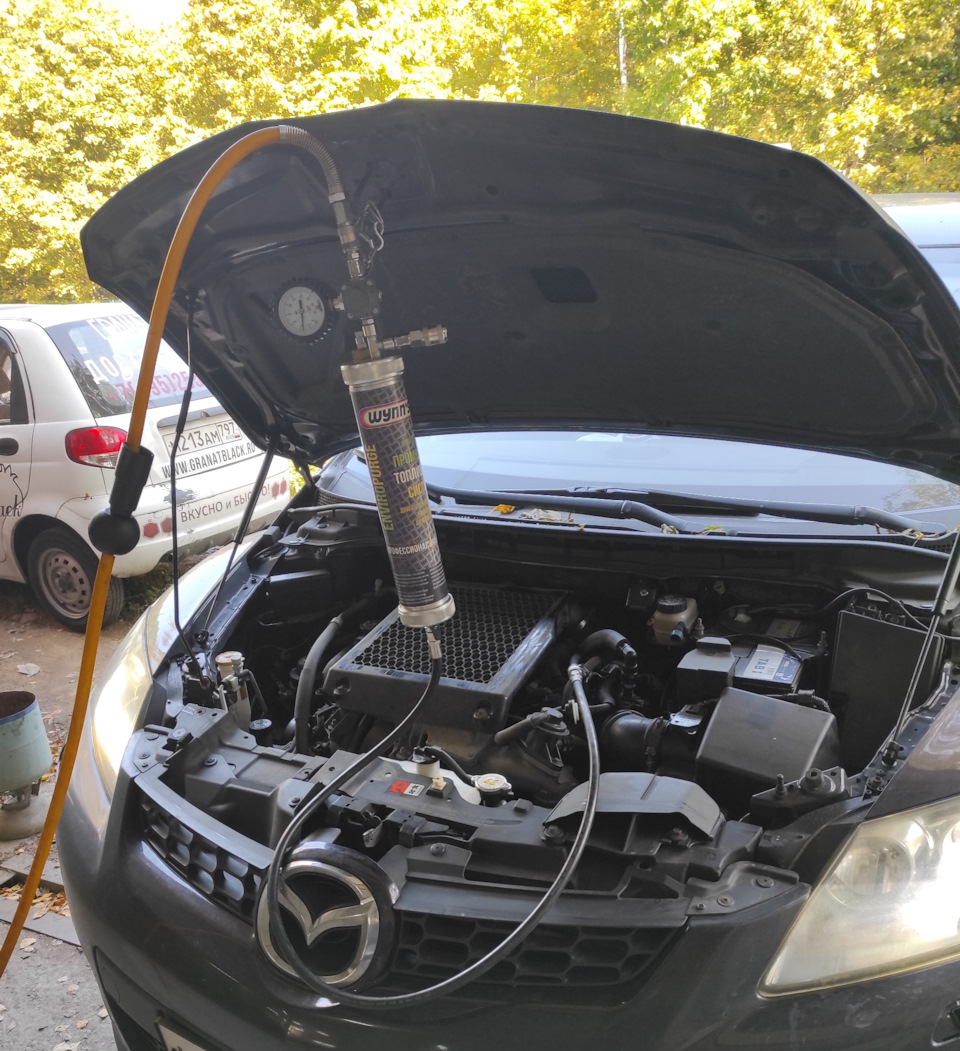 Check, Пропуск зажигания 2-го цилиндра. Промывка форсунок Wynn's ...