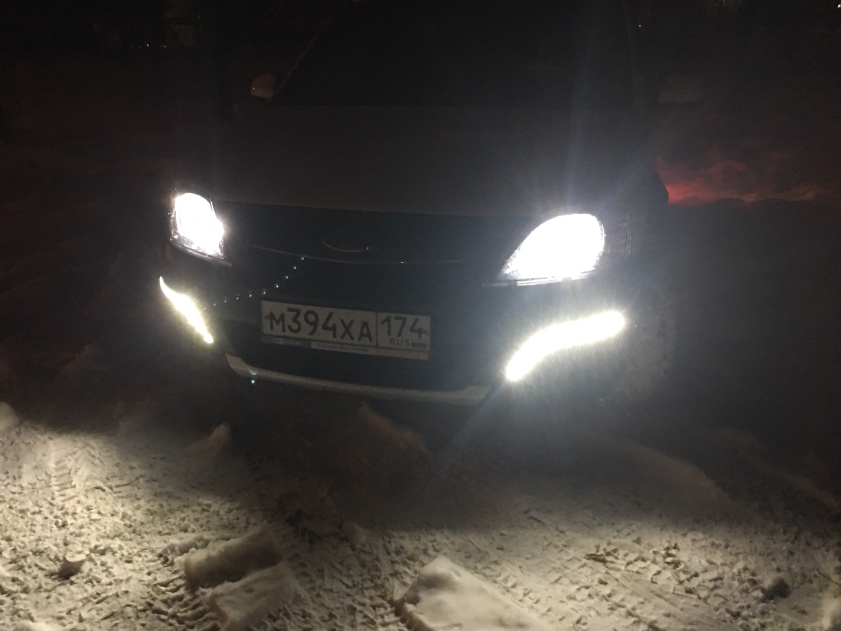 Установил ходовые огни и задние дополнительные стоп сигналы и до кучи ...