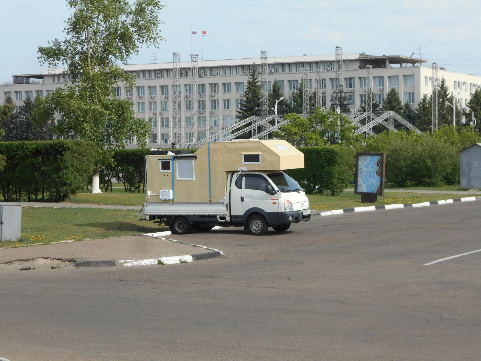 Благовещенск. Амурская область. Набережная — Hyundai Porter II (4G), 2,5 л,  2008 года | путешествие | DRIVE2