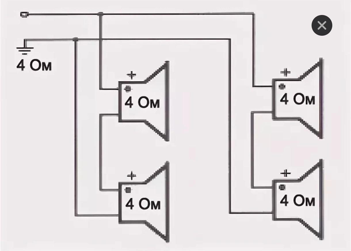 Схема подключения 4х омных динамиков. Сопротивление 4 динамиков последовательно. Схема подключения домашней акустики. Расчет сопротивления динамиков 8ом. Сопротивление подключения динамиков.