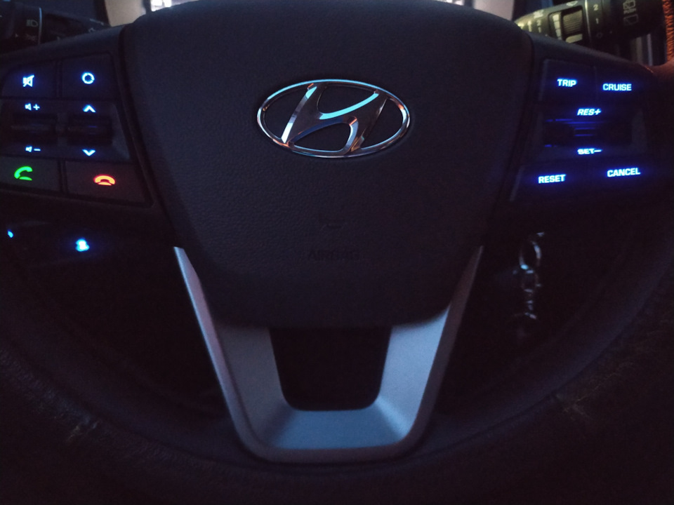 Как снять кнопки на руле hyundai creta