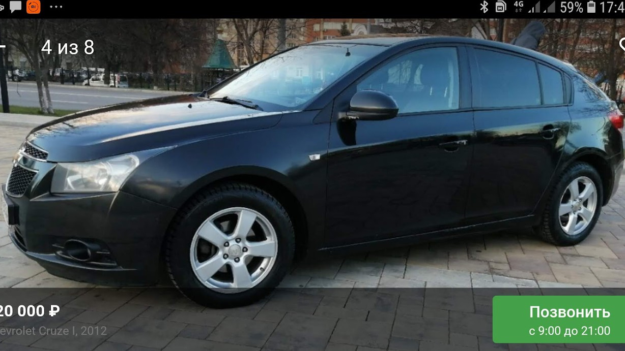 Chevrolet Cruze (1G) 1.8 бензиновый 2012 | на DRIVE2