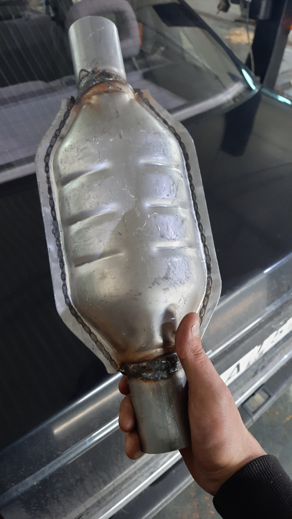 Замена пламегасителя — Opel Omega A, 2 л, 1992 года | визит на сервис ...