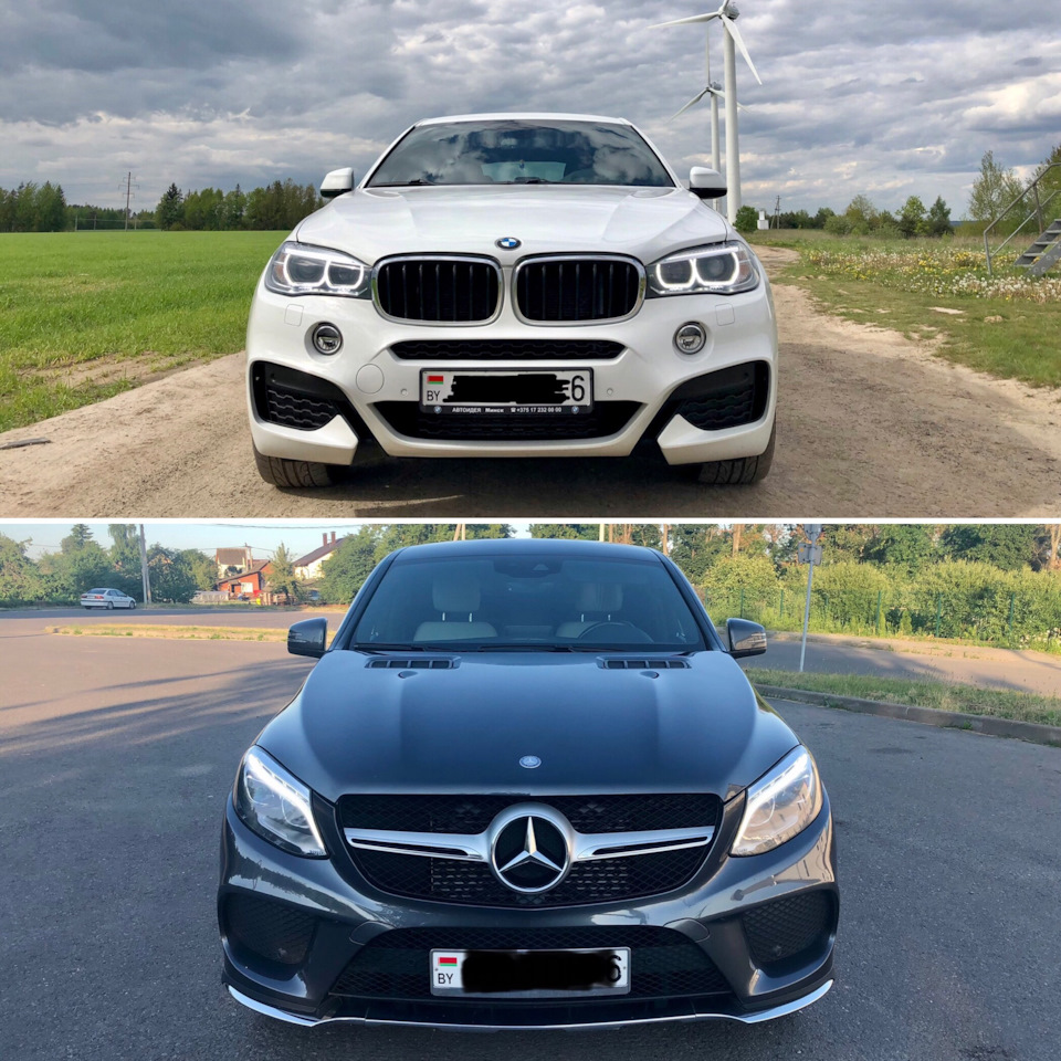 Сравнение gle coupe и x6f16 — Mercedes-Benz GLE-Class Coupe (C292), 3 л,  2015 года | наблюдение | DRIVE2