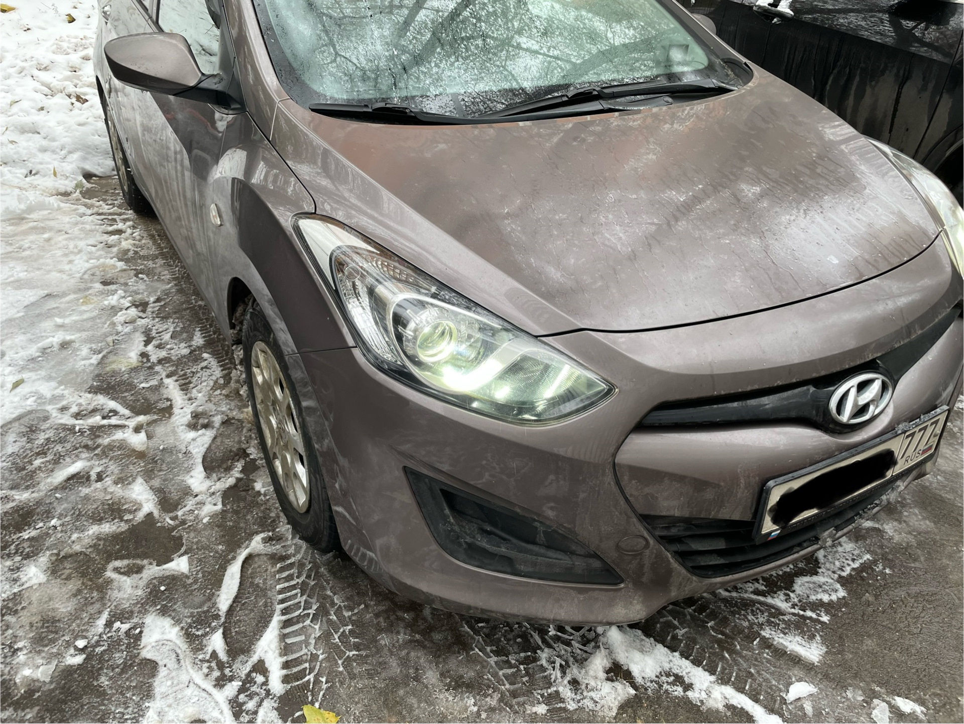 Линзы iPHCAR i8 Pro Bi-led — Hyundai i30 (2G), 1,6 л, 2014 года ...