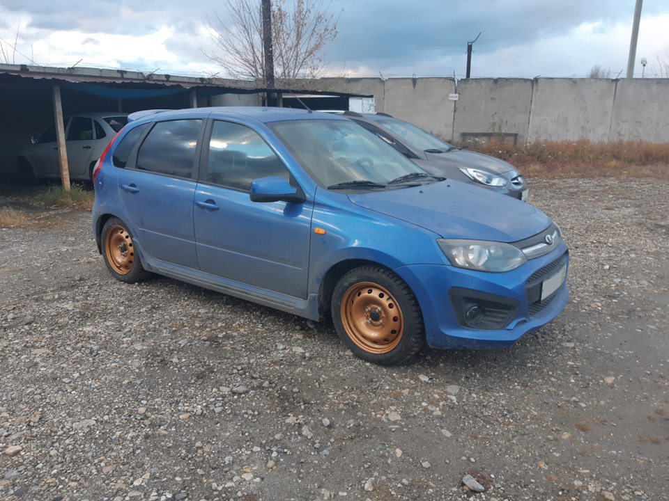 Покраска зимних штампов — Lada Калина Спорт (2G), 1,6 л, 2017 года ...