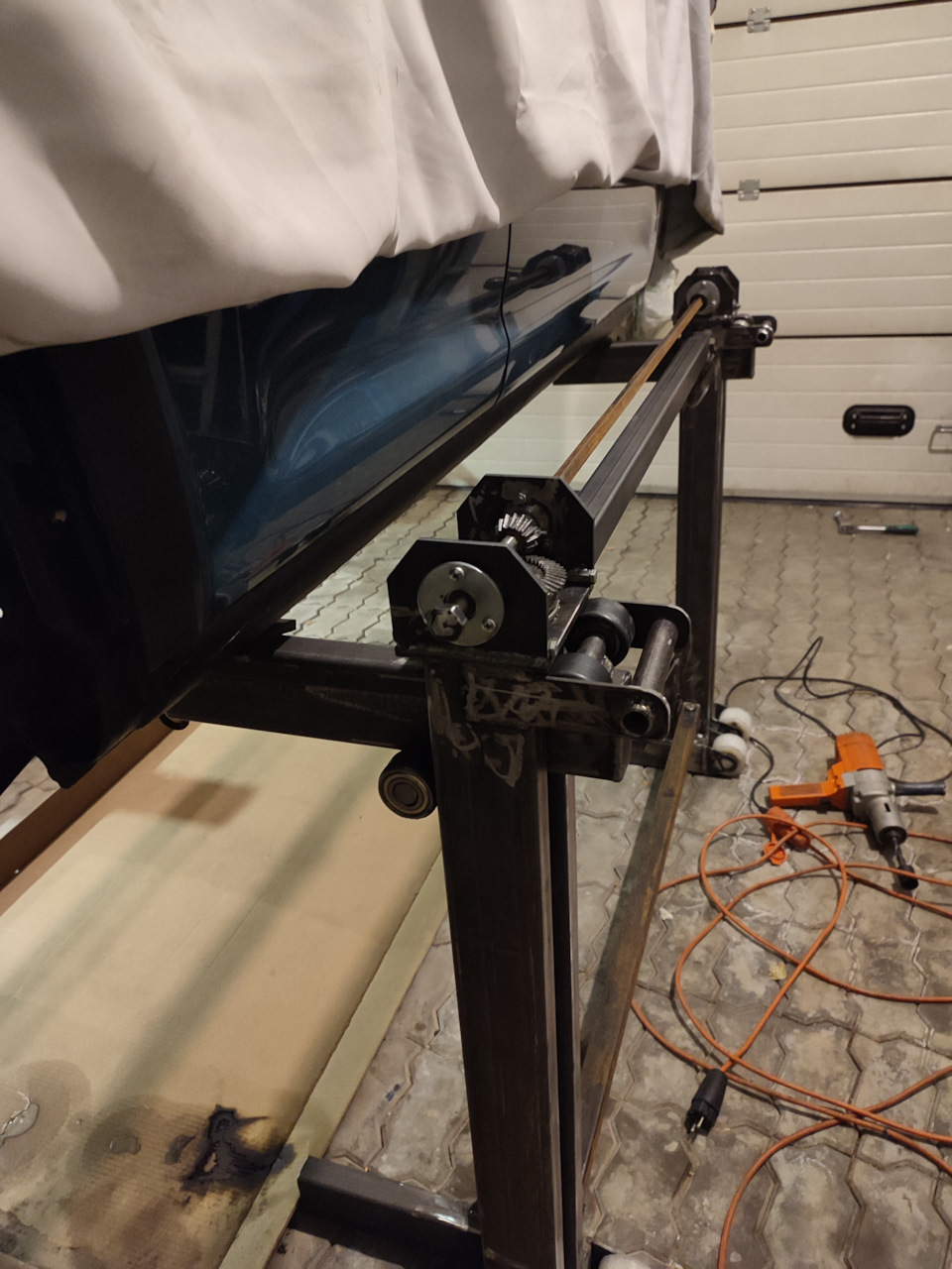 Автоподъемник в гараж (процесс изготовления) — Suzuki Hustler (2G), 0,7 ...