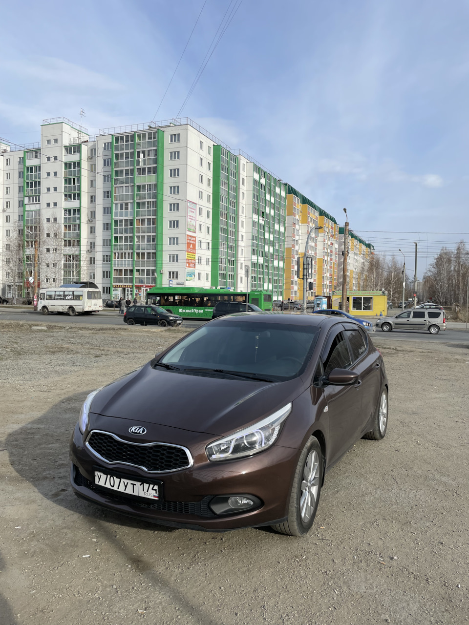 Бархатные тяги 😎❤️ — KIA Ceed (2G), 1,4 л, 2014 года | шины | DRIVE2