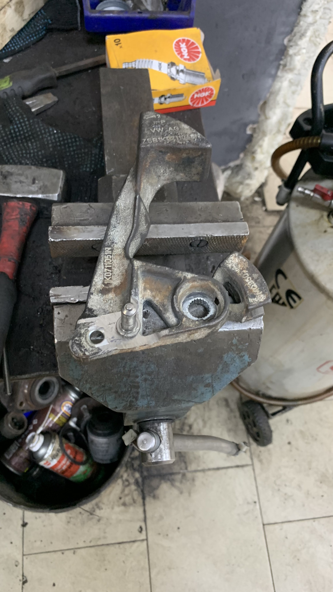 Короткая кулиса — Skoda Octavia RS A5 Mk2, 2 л, 2007 года | тюнинг | DRIVE2