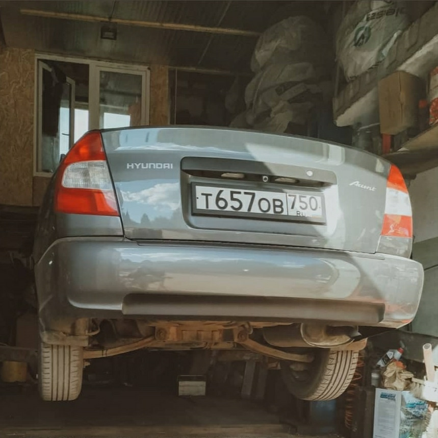 Стук в задней части автомобиля. Замена стоек стабилизатора — Hyundai ...