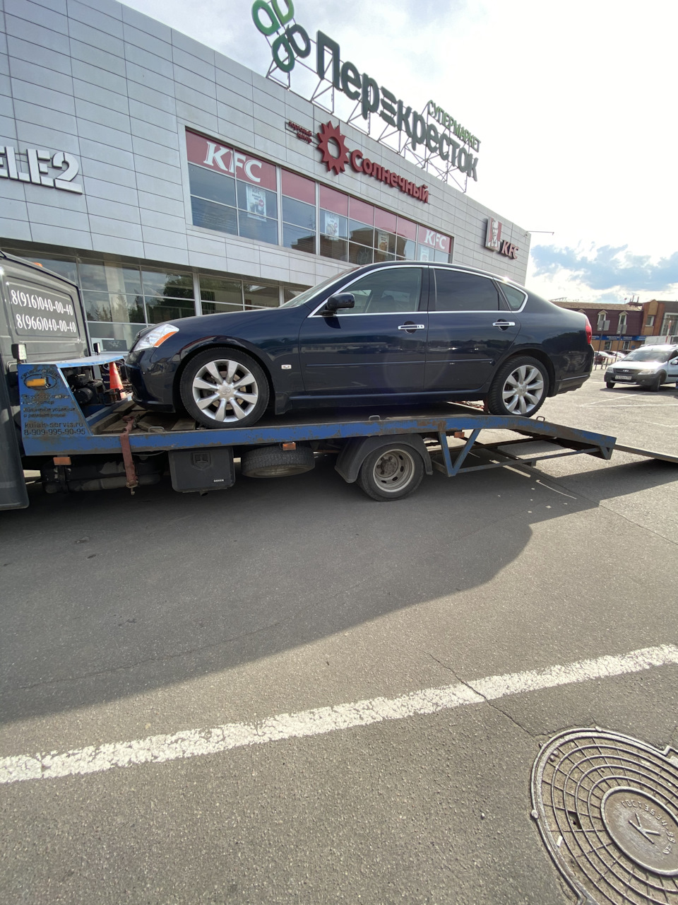 ЭЭЭЭВАКУАЦИЯ — Infiniti M (2G), 3,5 л, 2006 года | эвакуация | DRIVE2