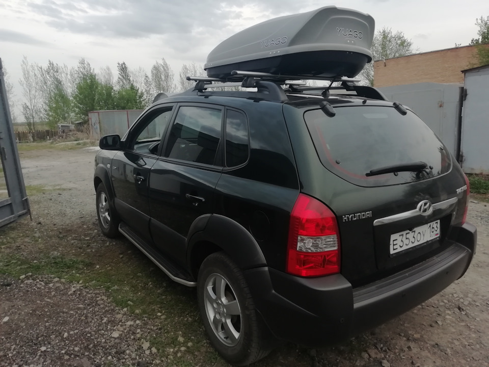 Автобокс — Hyundai Tucson (JM), 2 л, 2007 года | аксессуары | DRIVE2