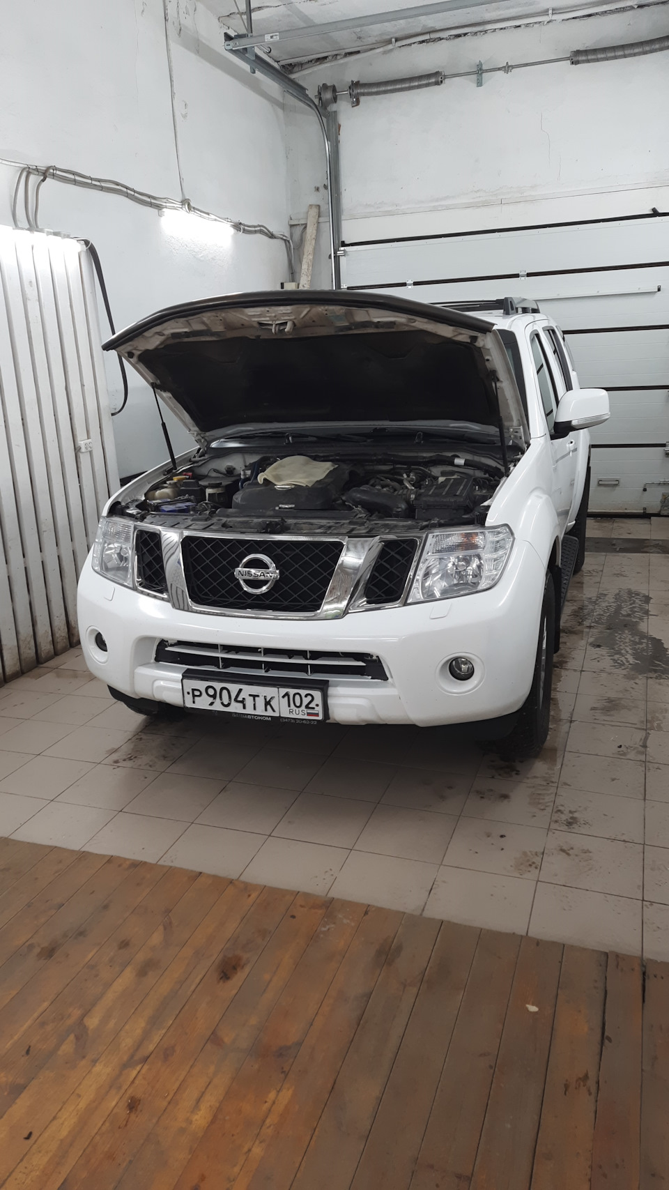 Эбершпехер давай отдыхай! — Nissan Pathfinder (3G), 2,5 л, 2014 года |  другое | DRIVE2