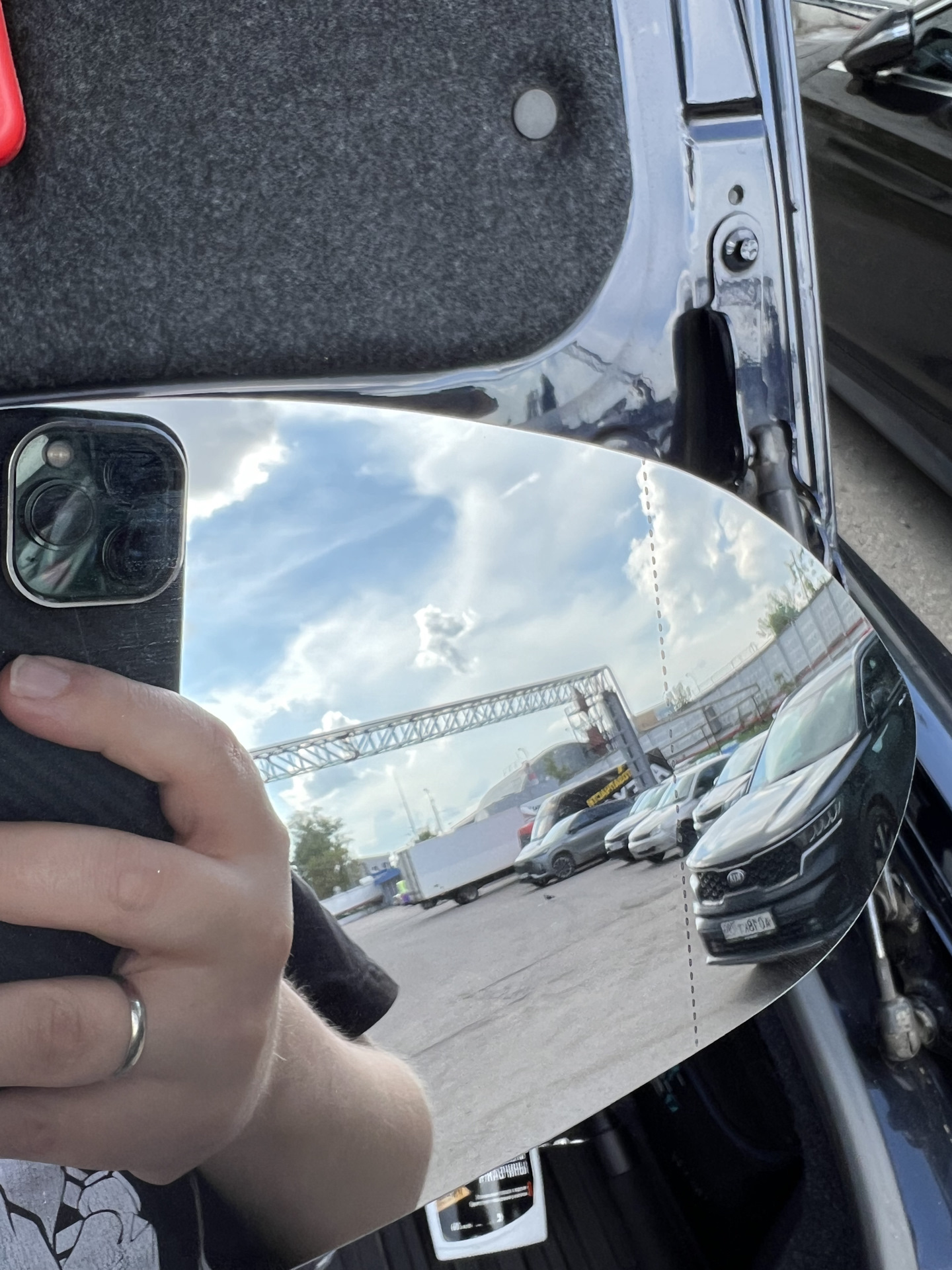 Ревизия зеркал заднего вида. — Opel Corsa D, 1,4 л, 2008 года | своими ...