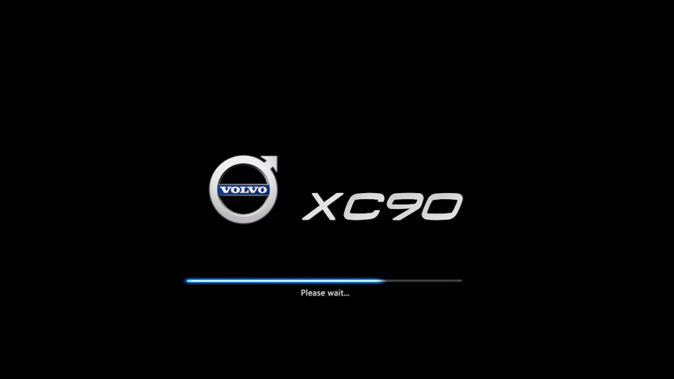 Кадр из стартовой анимации — Volvo XC90 (1G)