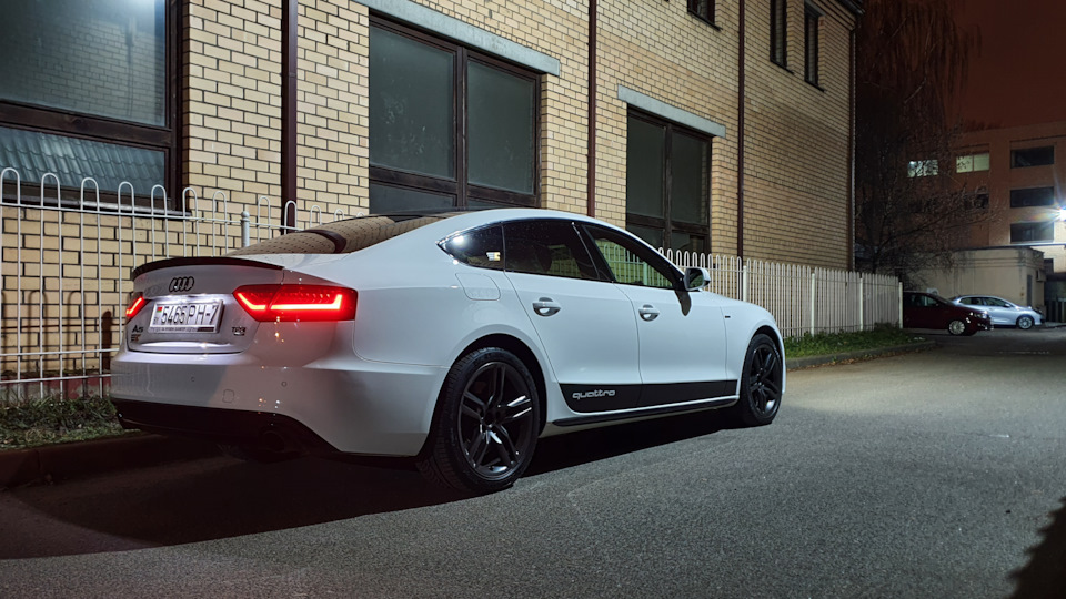 Photo from the logbook Audi A5 Sportback (1G)