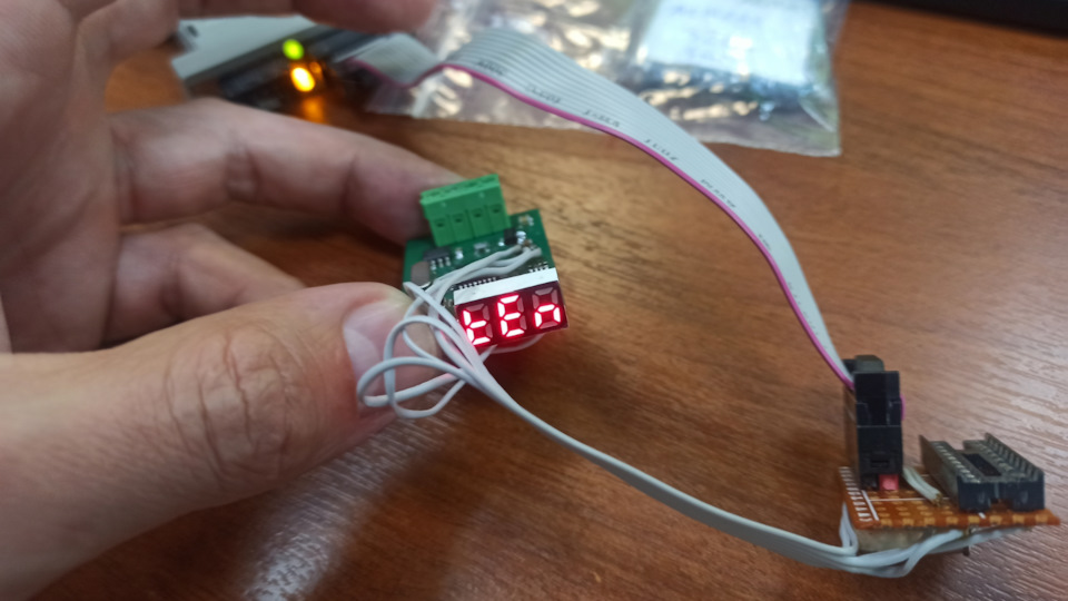 Контроль за температурой двигателя и самодельный бортовой компьютер ...