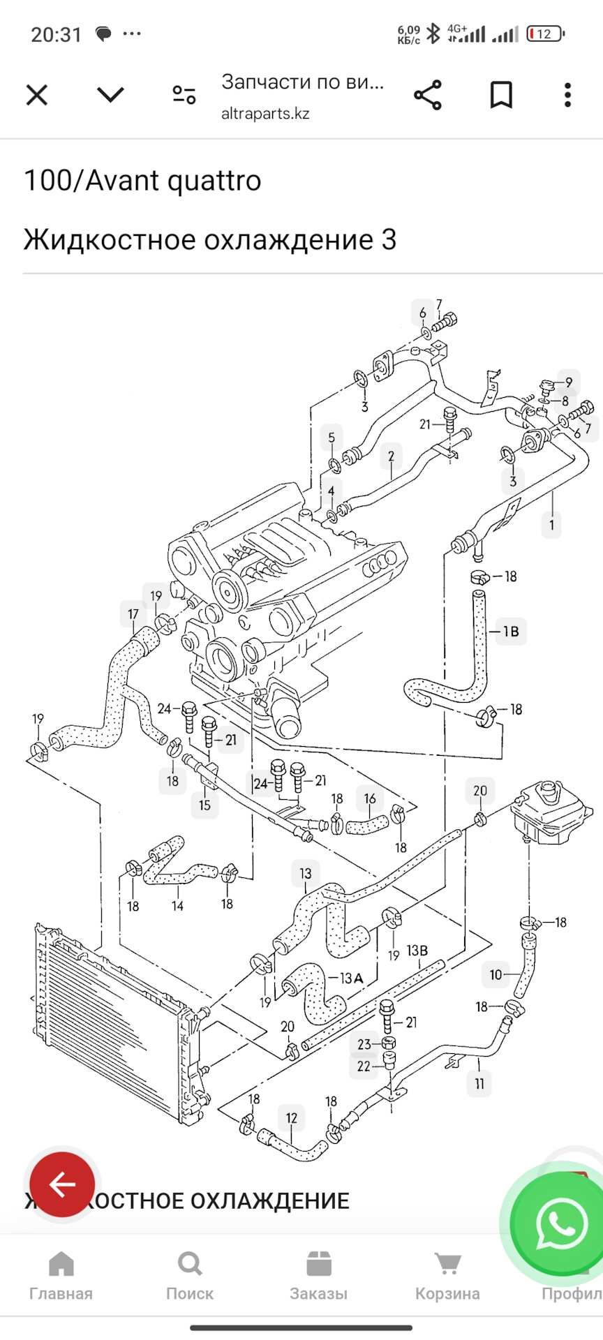 Срочный вопрос по резинкам! — Audi 100 (C4), 2,6 л, 1993 года