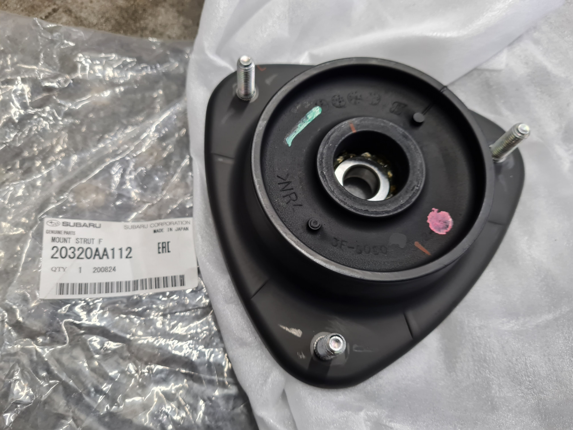 Замена передних опор амортизаторов — Subaru Impreza WRX STI (GD), 2,5 л ...
