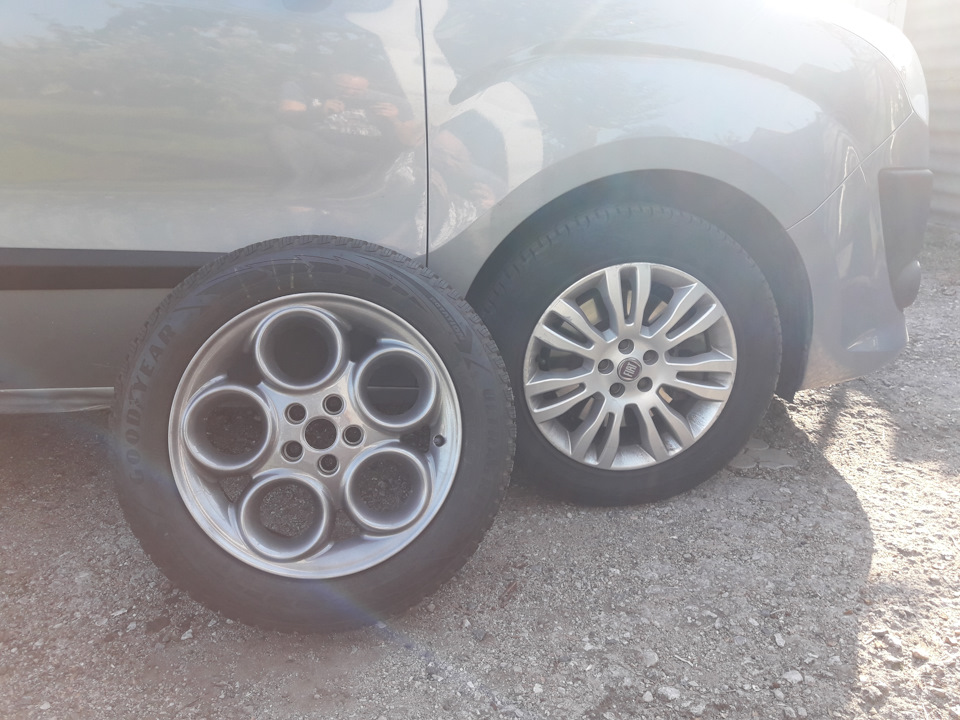 Эпопея с легкосплавными дисками Alfa Romeo R16 — FIAT Doblo (2G), 1,4 л ...