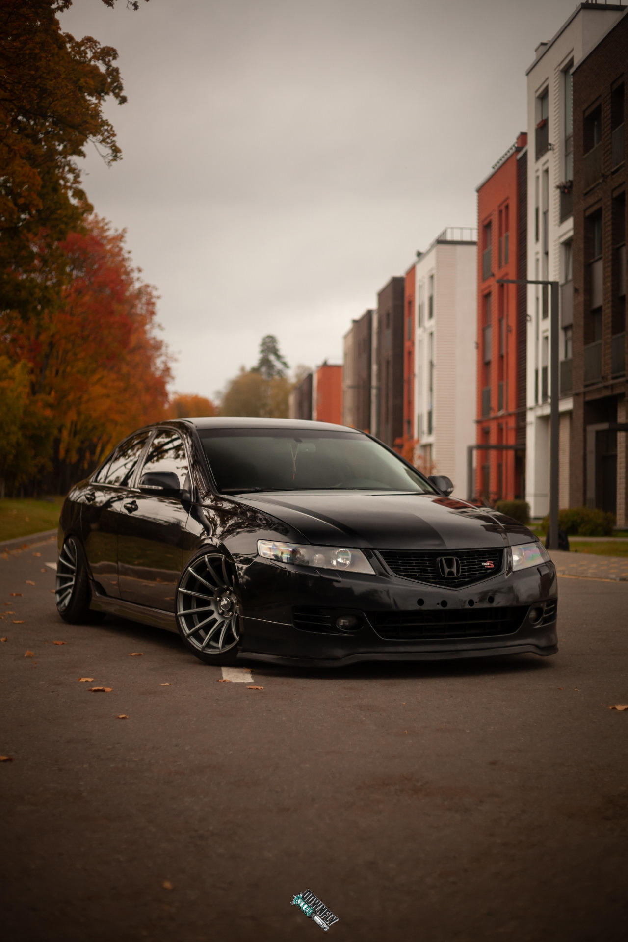 Honda Accord 8 Black Tuning