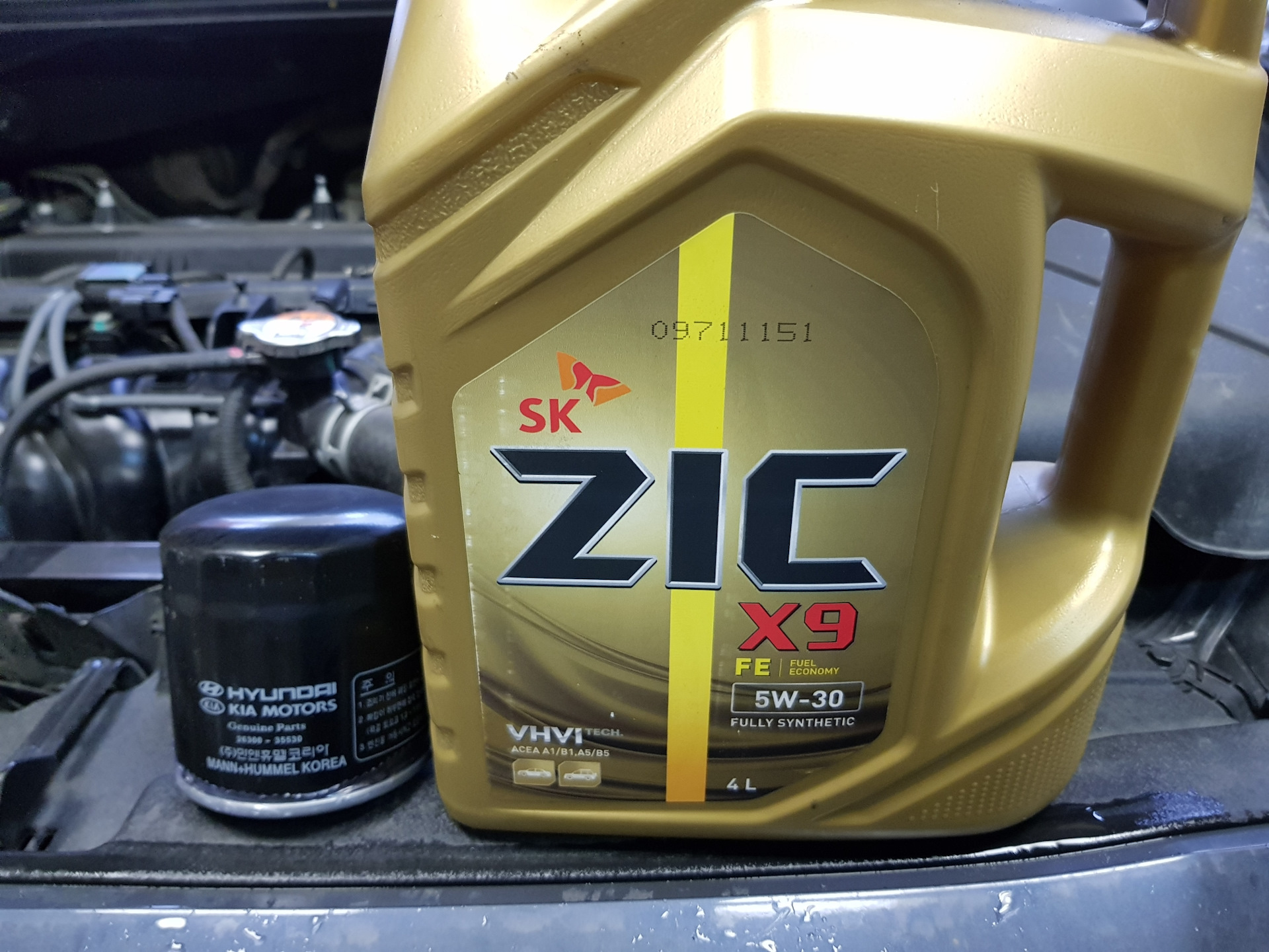 Моторное масло zic 20