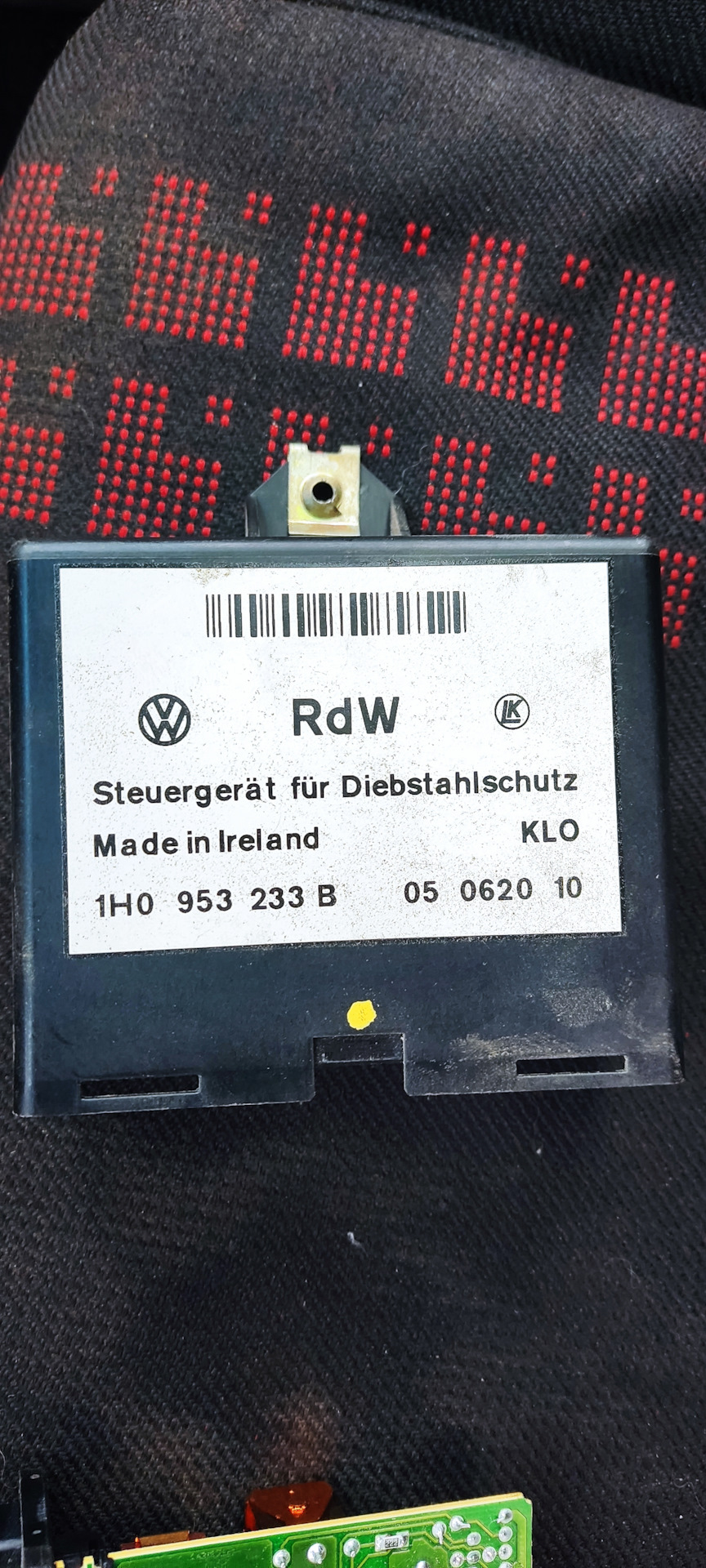 1H0953233B Блок управления Volkswagen Golf III VAG | Запчасти на DRIVE2