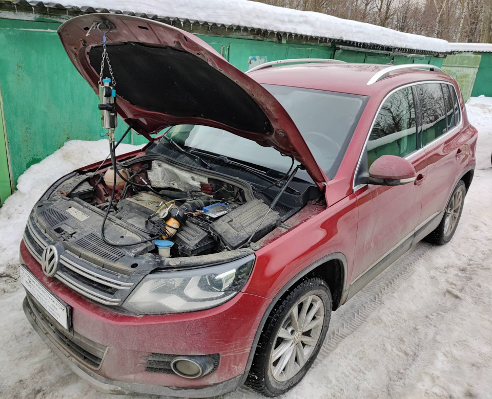 VWTiguan промывка форсунок/инжектора — Промывка форсунок/инжектора на ...