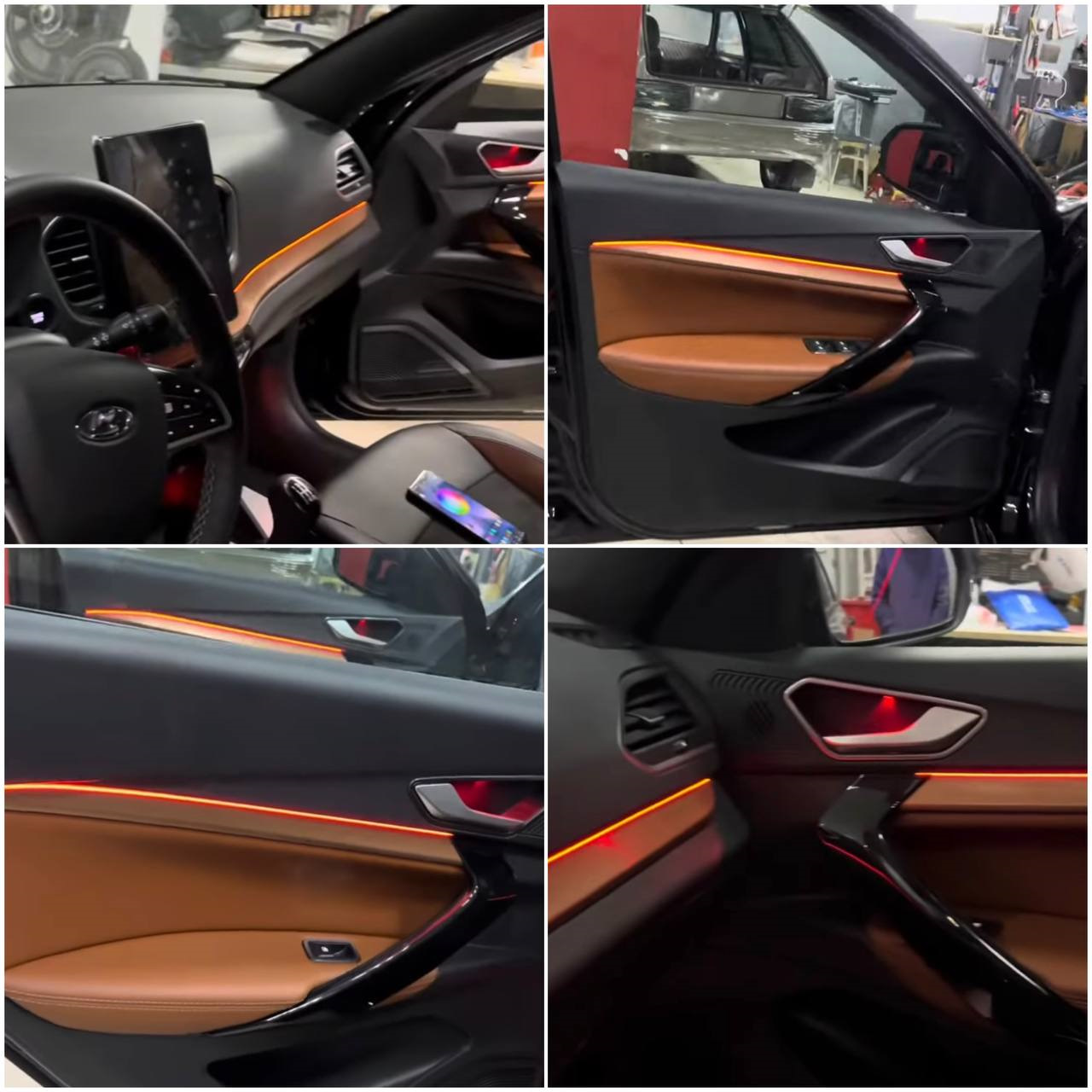 30. Атмосферная подсветка салона (Ambient light) — Lada Vesta SW Cross ...