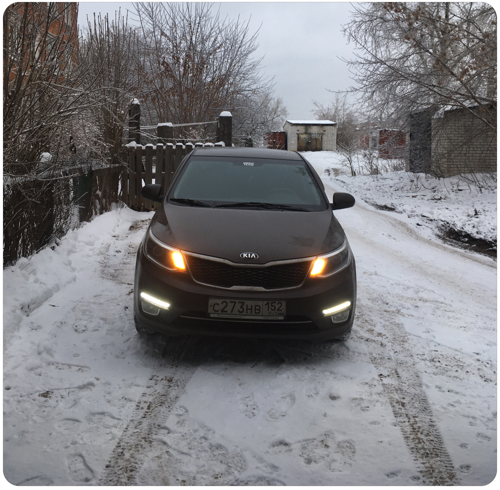 Американки 🍊 — KIA Rio (3G), 1,6 л, 2015 года | стайлинг | DRIVE2