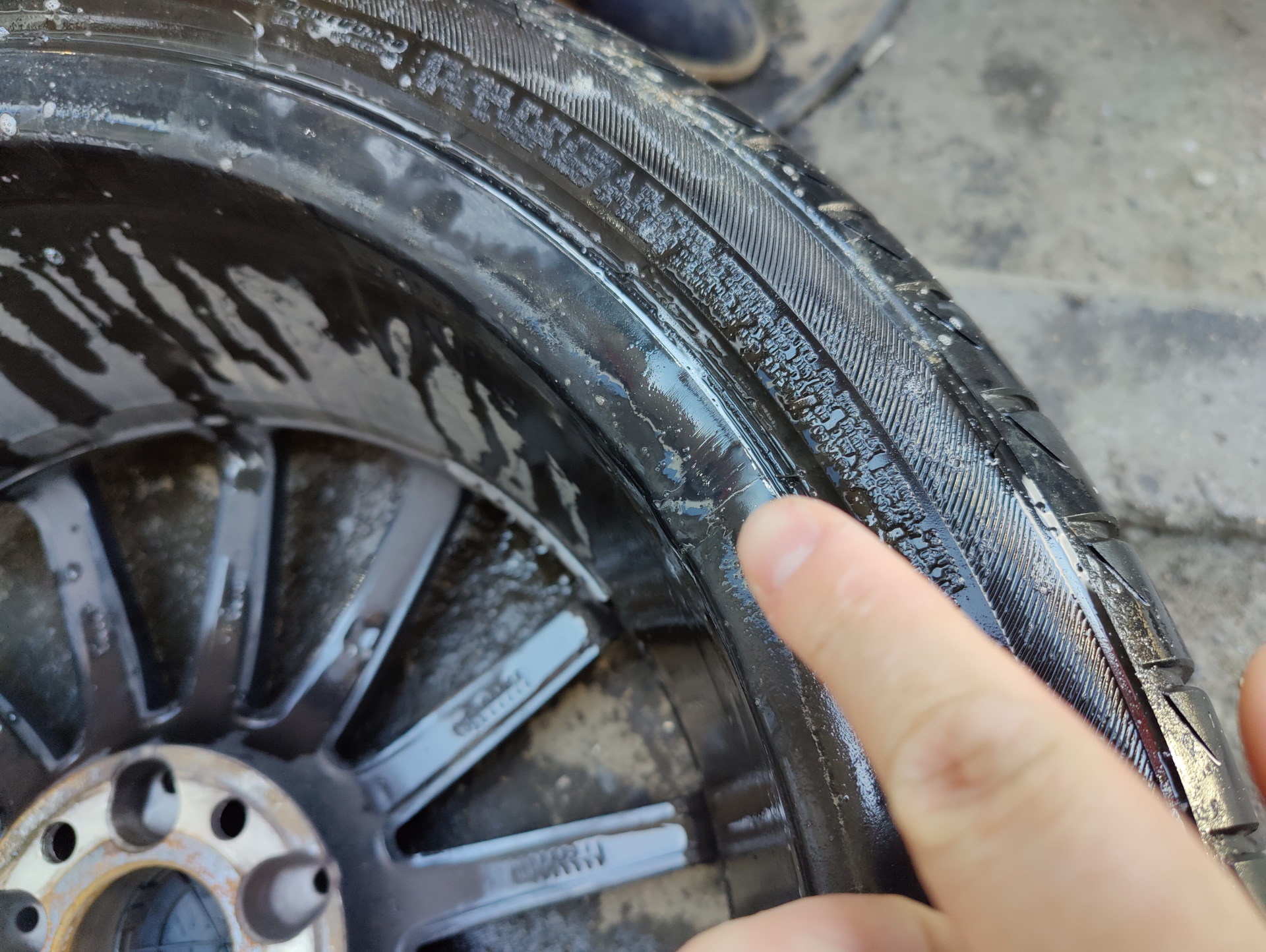 Ремонт: Выравнивание колесных дисков — Mercedes-Benz B-Class (W246), 1 ...