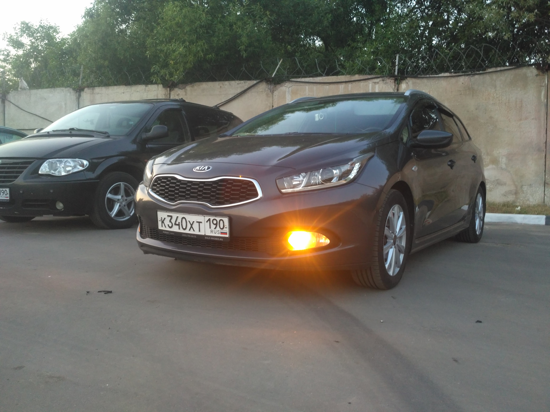 kia ceed jd лампы дхо