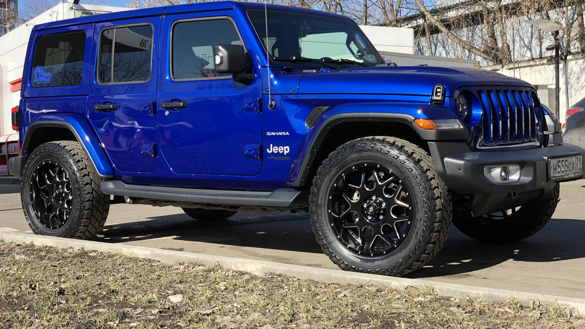 Jeep Wrangler (JL) 2.0 бензиновый 2018 | Синий перламутр на DRIVE2