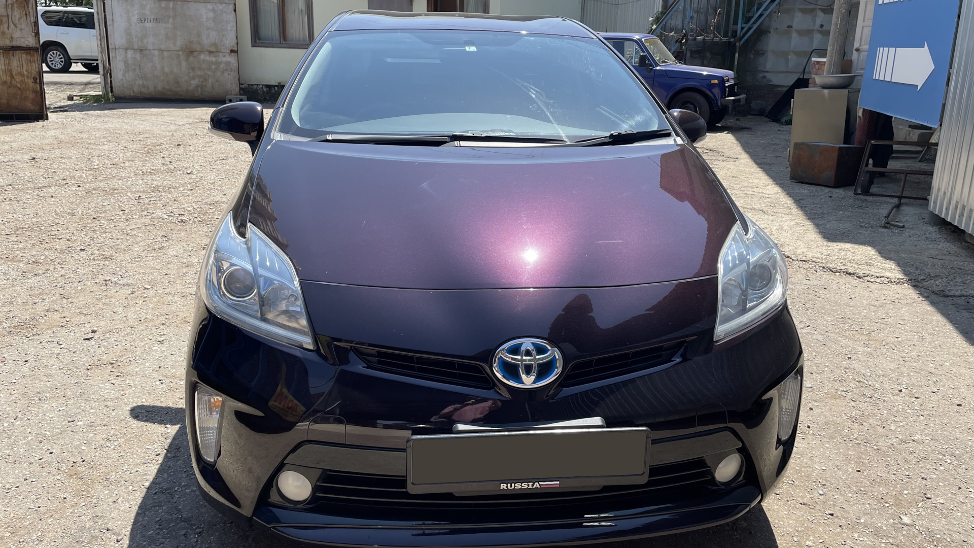 Toyota Prius (30) 1.8 гибридный 2012 | Фиолетовый Металлик на DRIVE2