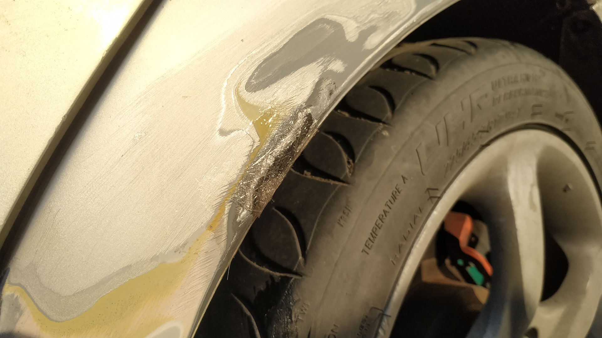 Задняя арка и порог ремонт — Subaru B4 (BE), 2 л, 1999 года | кузовной ...