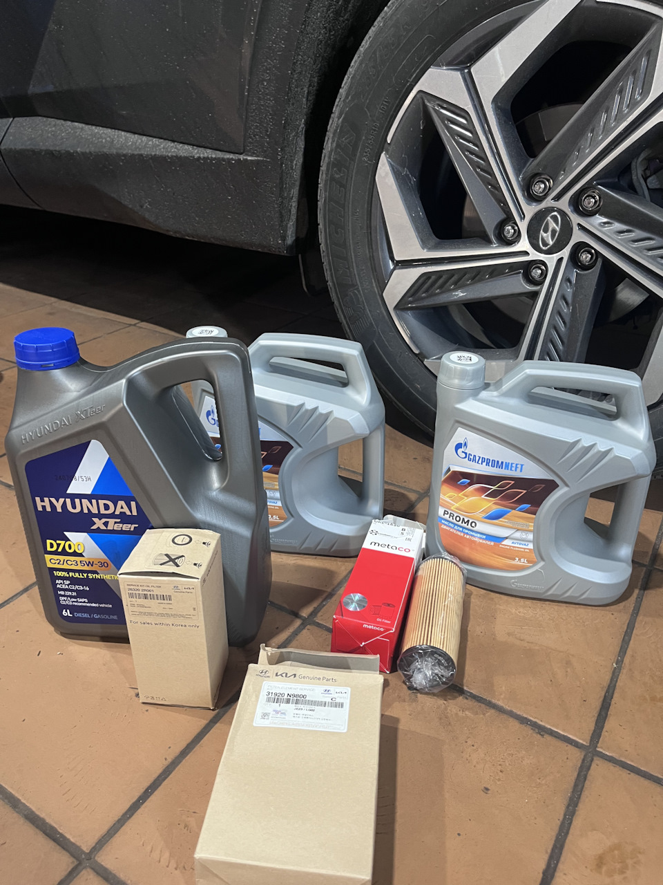 Очередное ТО, замена топливного фильтра — Hyundai Tucson (4G), 2 л ...