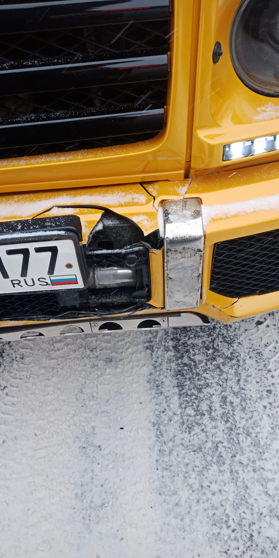 Морозы и не чищенные дороги привели к потерям — Mercedes-Benz G-Class ...