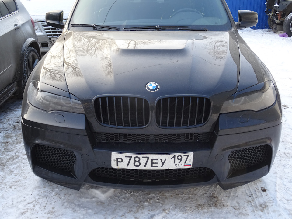 Накладки на фары — BMW X5 (E70), 4,8 л, 2007 года | стайлинг | DRIVE2