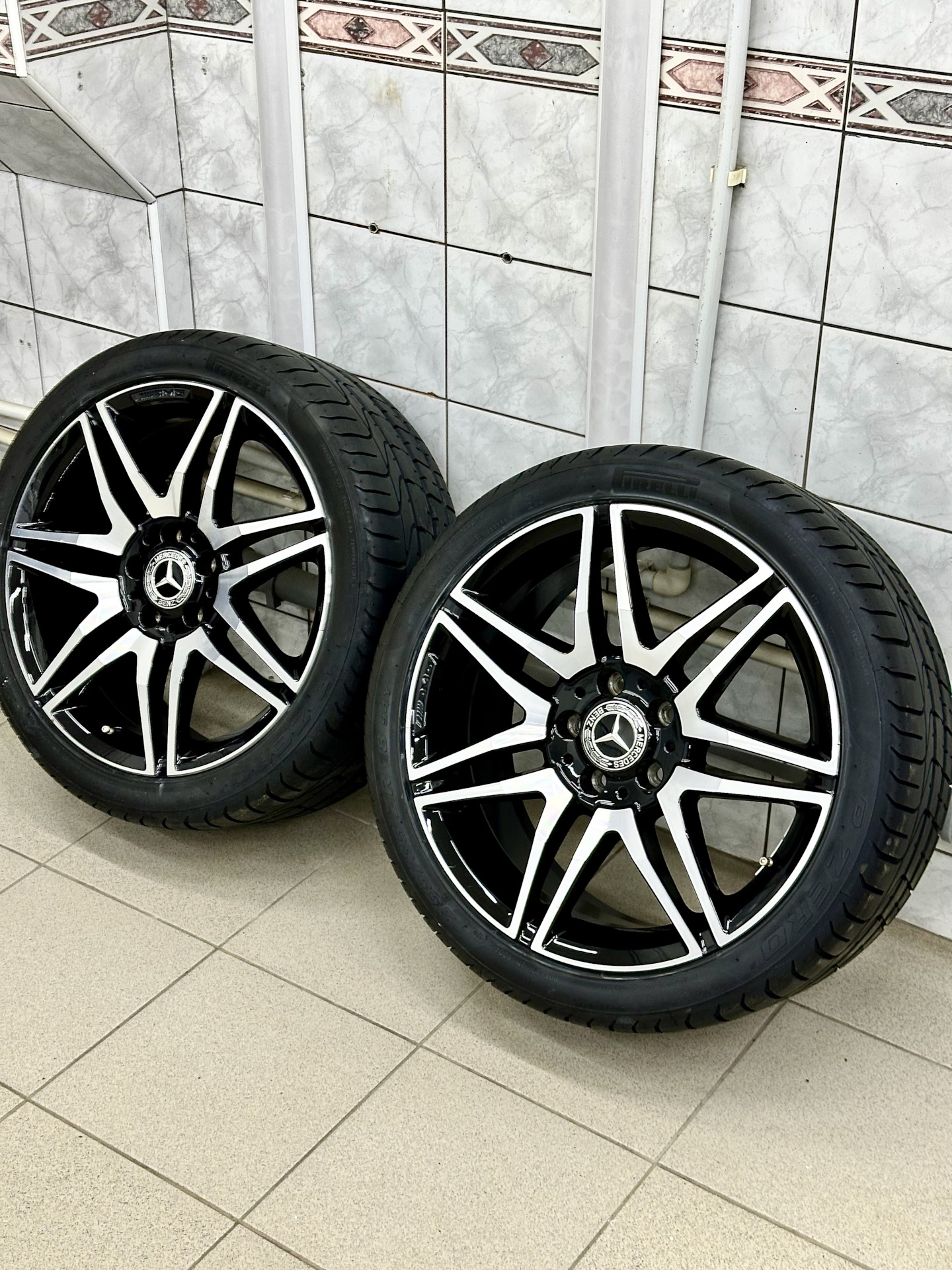 Детейлинг колесных дисков — Mercedes-Benz C-Class (W204), 1,6 л, 2012 ...