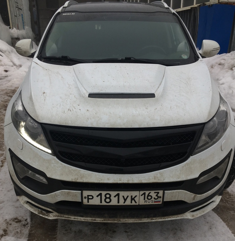 Светодиодные ходовые огни Epistar LED Type 1 на Kia Sportage 3 (III)