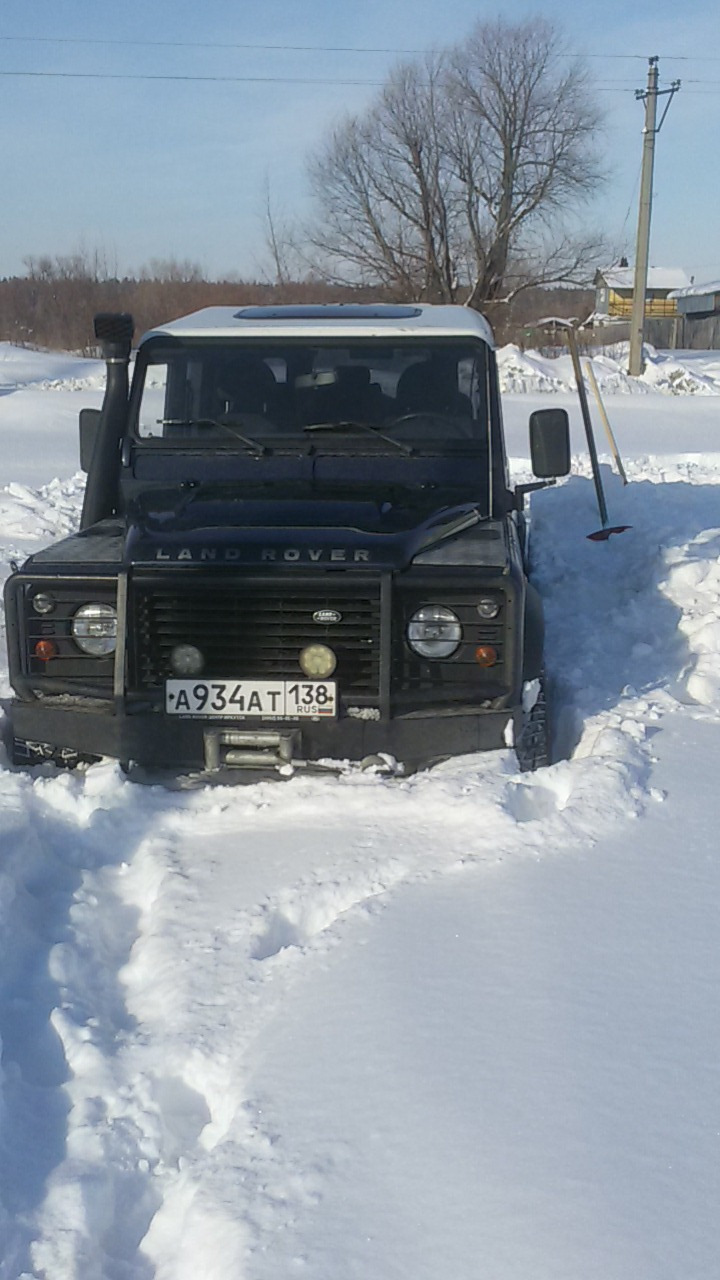 Снег+Лопата+вВыходной! — Land Rover Defender, 2,4 л, 2010 года | покатушки  | DRIVE2