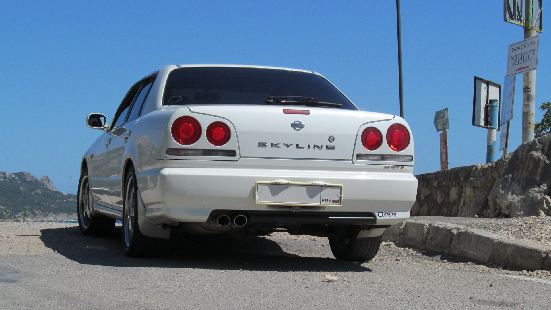 Nissan Skyline (R34) 2.5 бензиновый 1998 | 25 GTT žい弄日本の女性 на DRIVE2