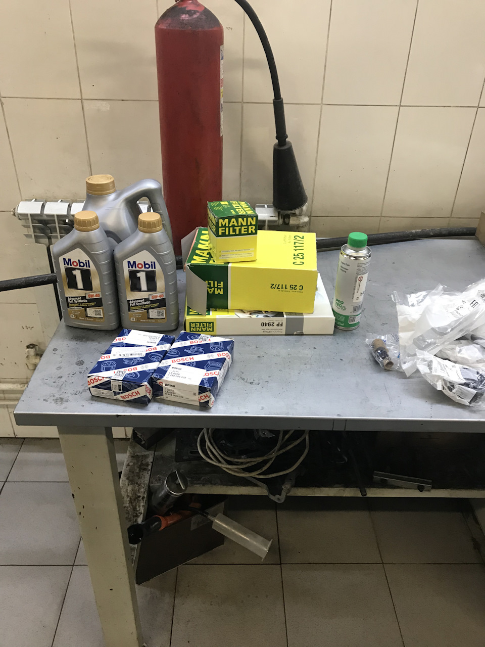 Мини-комплект для ТО — Peugeot 307