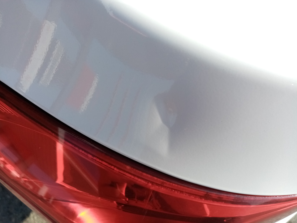 Неприятность на парковке и устранение вмятины — Hyundai Elantra (5G), 1 ...