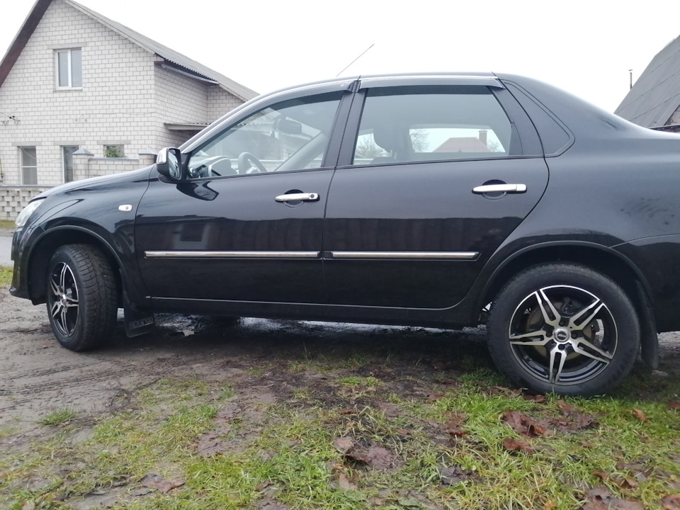 Защитные накладки арок от Гранты. — Datsun on-Do, 1,6 л, 2014 года ...