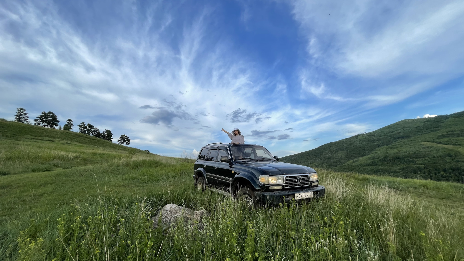 Toyota Land Cruiser 80 4.5 бензиновый 1997 | Зелёный крокодил 🐊 на DRIVE2