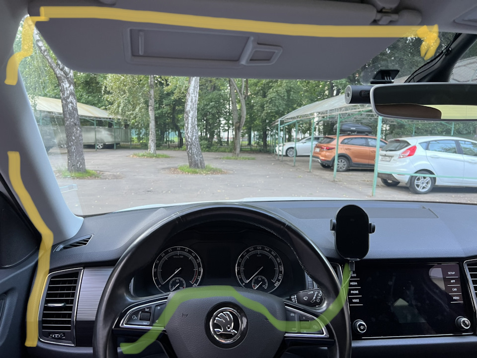 Регистратор и зарядка телефона от блока предохранителей — Skoda Kodiaq ...